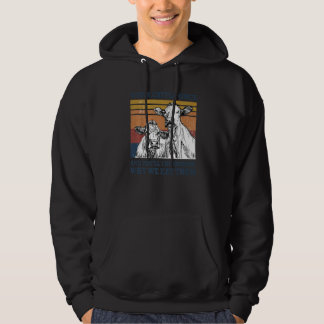 Het werk Cattle eens en u zult Koeien Retro begrij Hoodie