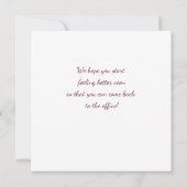 Het werk familie mist je goed (Achterkant)