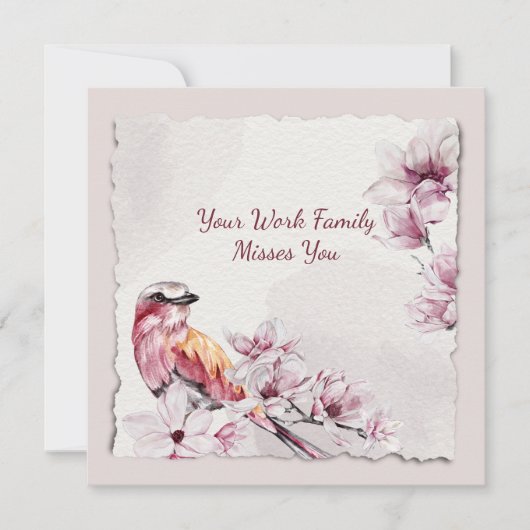 Het werk familie mist je goed (Voorkant)