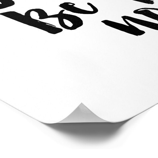 Het werk hard in stilte laat het succes het lawaai poster (Hoek)