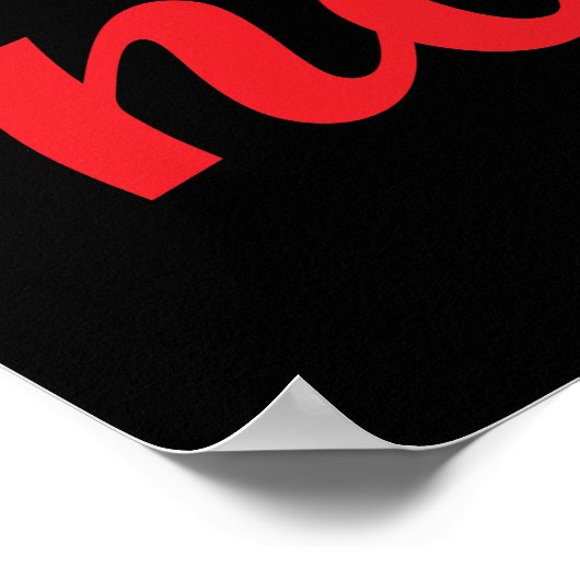 Het werk hard in stilte, laat succes uw lawaai zij poster (Hoek)