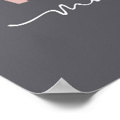 Het werk hard maakt het Motivatie Kantoor Poster (Hoek)