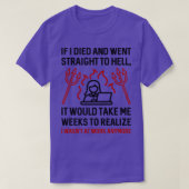 Het werk Hell 1 T-shirt (Design voorkant)