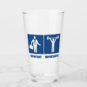 Het werk is belangrijk gewicht heffen is belangrij glas (Voorkant)