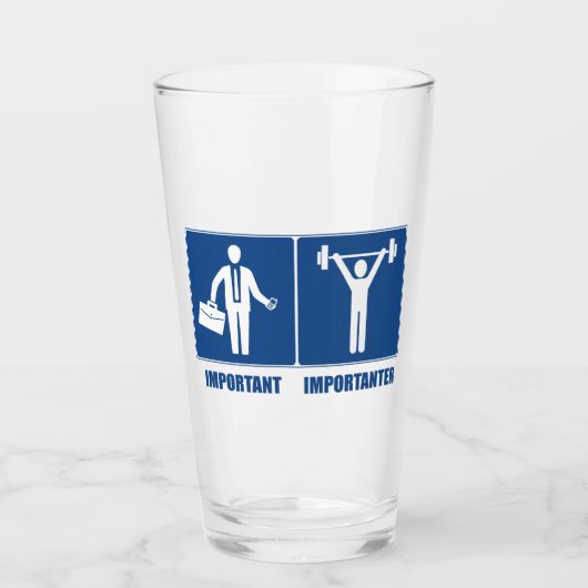 Het werk is belangrijk gewicht heffen is belangrij glas (Voorkant)