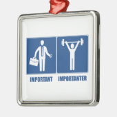 Het werk is belangrijk gewicht heffen is belangrij metalen ornament (Links)