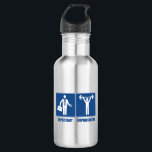 Het werk is belangrijk gewicht heffen is belangrij waterfles<br><div class="desc">Ga naar huis,  het zal er morgen zijn. Doe gewoon liftgewichten,  het is je hond. Dit grappige ontwerp show pictogrammen van een zakenman en een Weightlifter.</div>