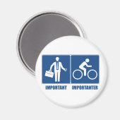 Het werk is belangrijk, het cycli is belangrijk magneet (Voorkant / Achterkant)