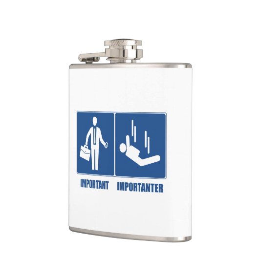 Het werk is belangrijk, het Duiken van het hemel i Heupfles (Links)