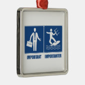 Het werk is belangrijk, het keuken is belangrijk metalen ornament (Rechts)