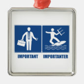 Het werk is belangrijk, het keuken is belangrijk metalen ornament (Voorkant)