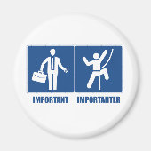 Het werk is belangrijk, het klimmen is belangrijk magneet (Voorkant)