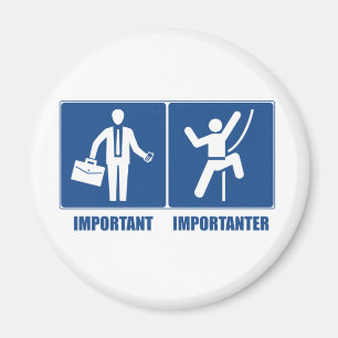 Het werk is belangrijk, het klimmen is belangrijk magneet