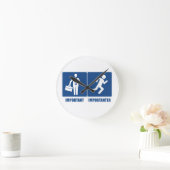 Het werk is belangrijk, het lopen is belangrijk ronde klok (Huis)