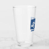 Het werk is belangrijk, het Rollerblading is belan Glas (Rechts)