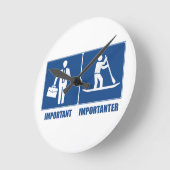 Het werk is belangrijk, het standaardiseren het op ronde klok (Hoek)