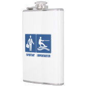 Het werk is belangrijk, het wakeboarding is belang heupfles (Links)