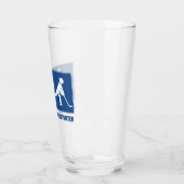 Het werk is belangrijk, Hockey is belangrijk Glas (Links)