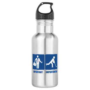 Het werk is belangrijk, Hockey is belangrijk Waterfles