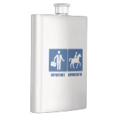 Het werk is belangrijk, Horseback Riding is belang Flacon (Rechts)