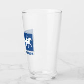 Het werk is belangrijk, Horseback Riding is belang Glas (Links)
