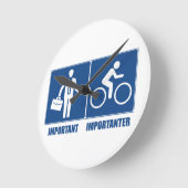 Het werk is Belangrijk, is het Cirkelen Ronde Klok (Hoek)