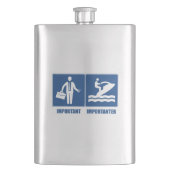 Het werk is belangrijk, Jet Skiing is belangrijk Flacon (Voorkant)