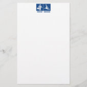 Het werk is belangrijk, Kayaking is belangrijk Briefpapier (Voorkant)