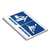 Het werk is belangrijk, Kayaking is belangrijk Notitieboek (Rechterzijde)