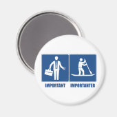 Het werk is belangrijk, opstellend het opzadelen i magneet (Voorkant / Achterkant)