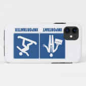 Het werk is belangrijk, Snowboarding is belangrijk Case-Mate iPhone Case (Achterkant (horizontaal))
