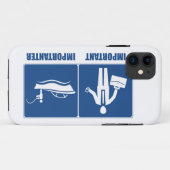 Het werk is belangrijk, Vist belangrijk Case-Mate iPhone Case (Achterkant (horizontaal))