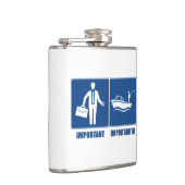 Het werk is belangrijk, Vist belangrijk Heupfles (Rechts)