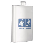 Het werk is belangrijk, voetbal is belangrijk flacon (Rechts)