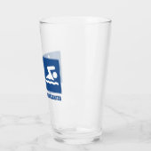 Het werk is belangrijk, zwemmen is belangrijk glas (Links)