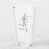 Het werk is de beloning-loper glas (Achterkant)