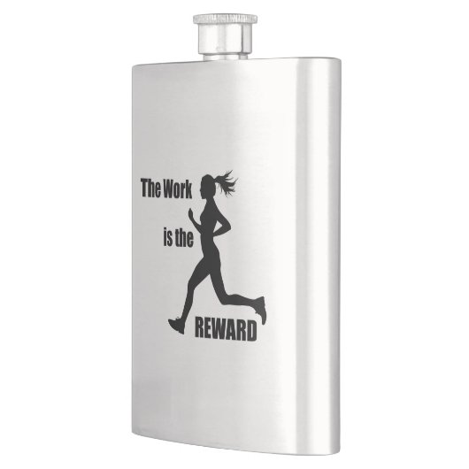 Het werk is de beloningsvrouw loper flacon (Links)