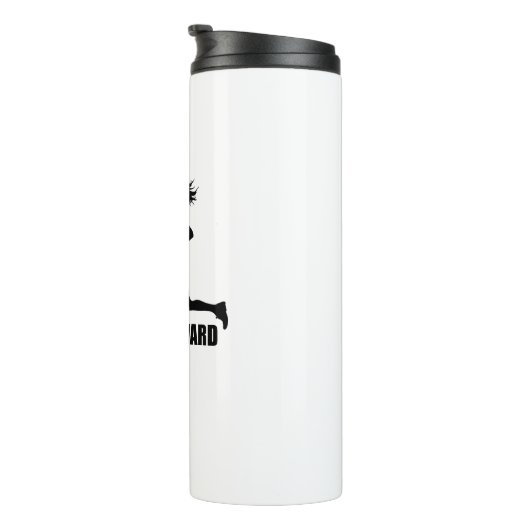 Het werk is de beloningsvrouw loper thermosbeker (Geroteerd rechts)