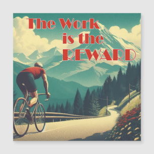 Het werk is de Reward Cyclist Mountains