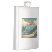 Het werk is de Reward Cyclist Mountains Flacon (Rechts)