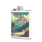 Het werk is de Reward Cyclist Mountains Heupfles (Links)