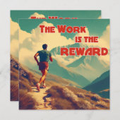 Het werk is de Reward Runner Mountains (Voorkant / Achterkant)