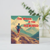 Het werk is de Reward Runner Mountains (Staand voorkant)