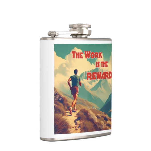 Het werk is de Reward Runner Mountains Heupfles (Rechts)