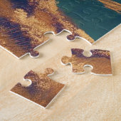 Het werk is de Reward Runner Mountains Legpuzzel (Zijkant)