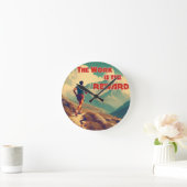 Het werk is de Reward Runner Mountains Ronde Klok (Huis)