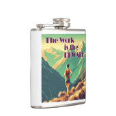 Het werk is de Reward Woman Runner Mountains Heupfles (Rechts)