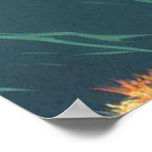 Het werk is de Reward Woman Runner Mountains Poster (Hoek)