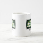 Het werk is mysterieus en belangrijk koffiemok (Center)