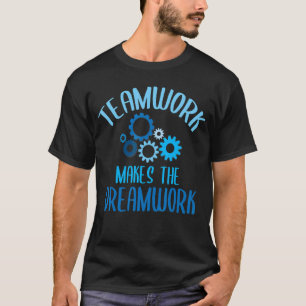 Het werk maakt Dreamweaver Motivatie Sportvraag T-shirt